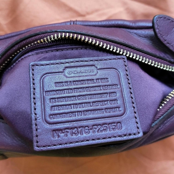 Coach Plum F25150 Campbell Camera Bag - Picture 8 of 8